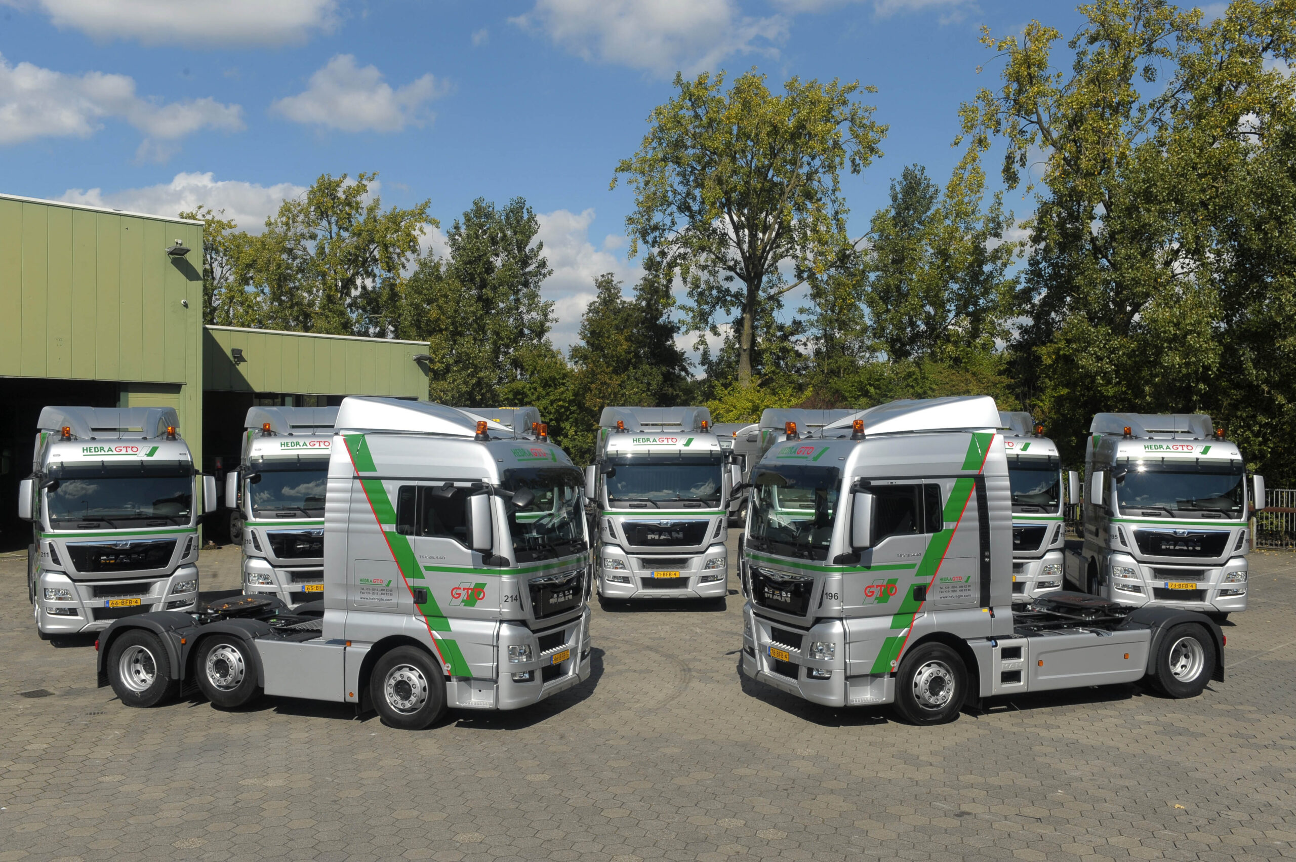 10 x MAN TGX voor HEBRA GTO