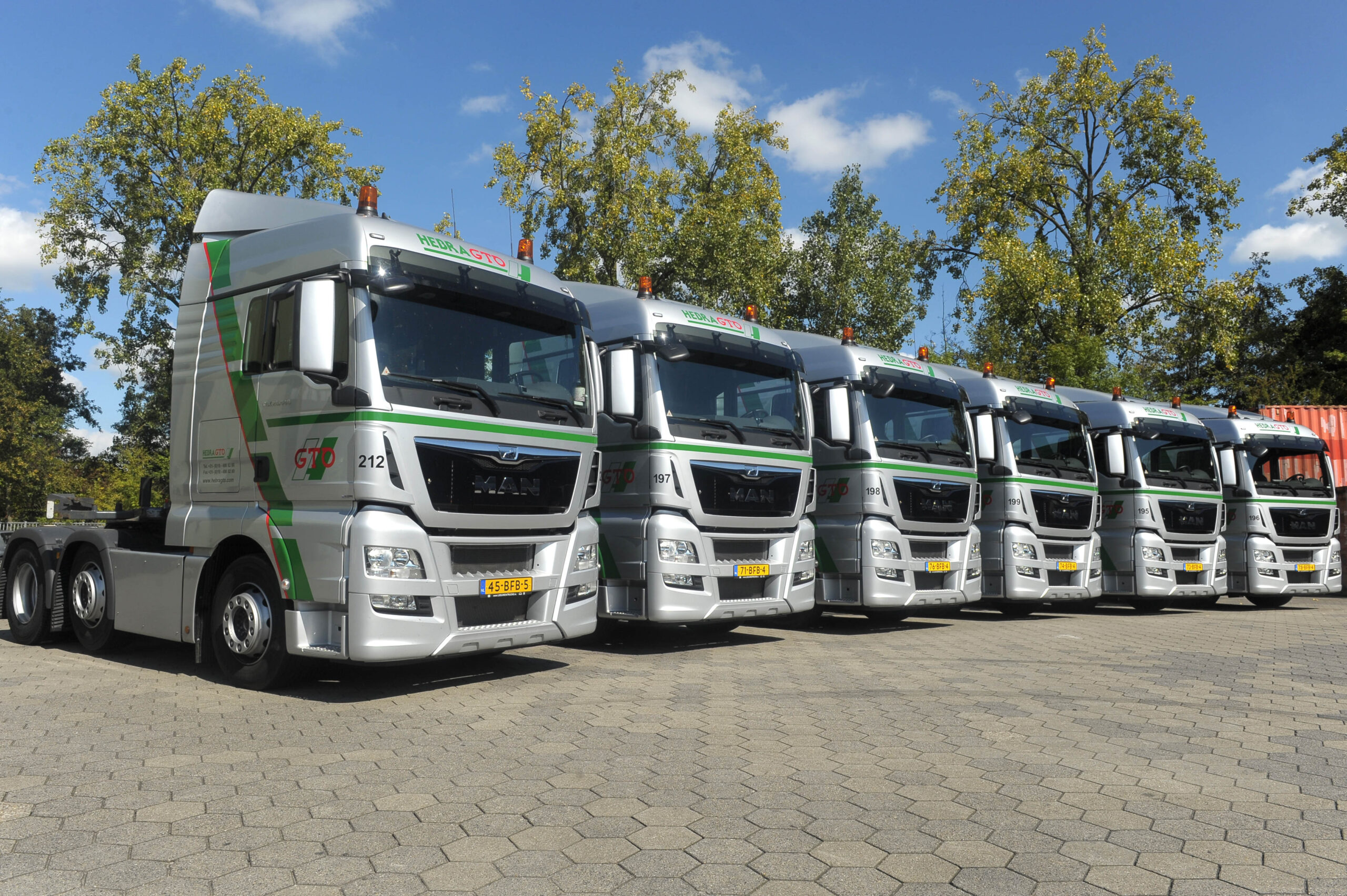 10 x MAN TGX voor HEBRA GTO