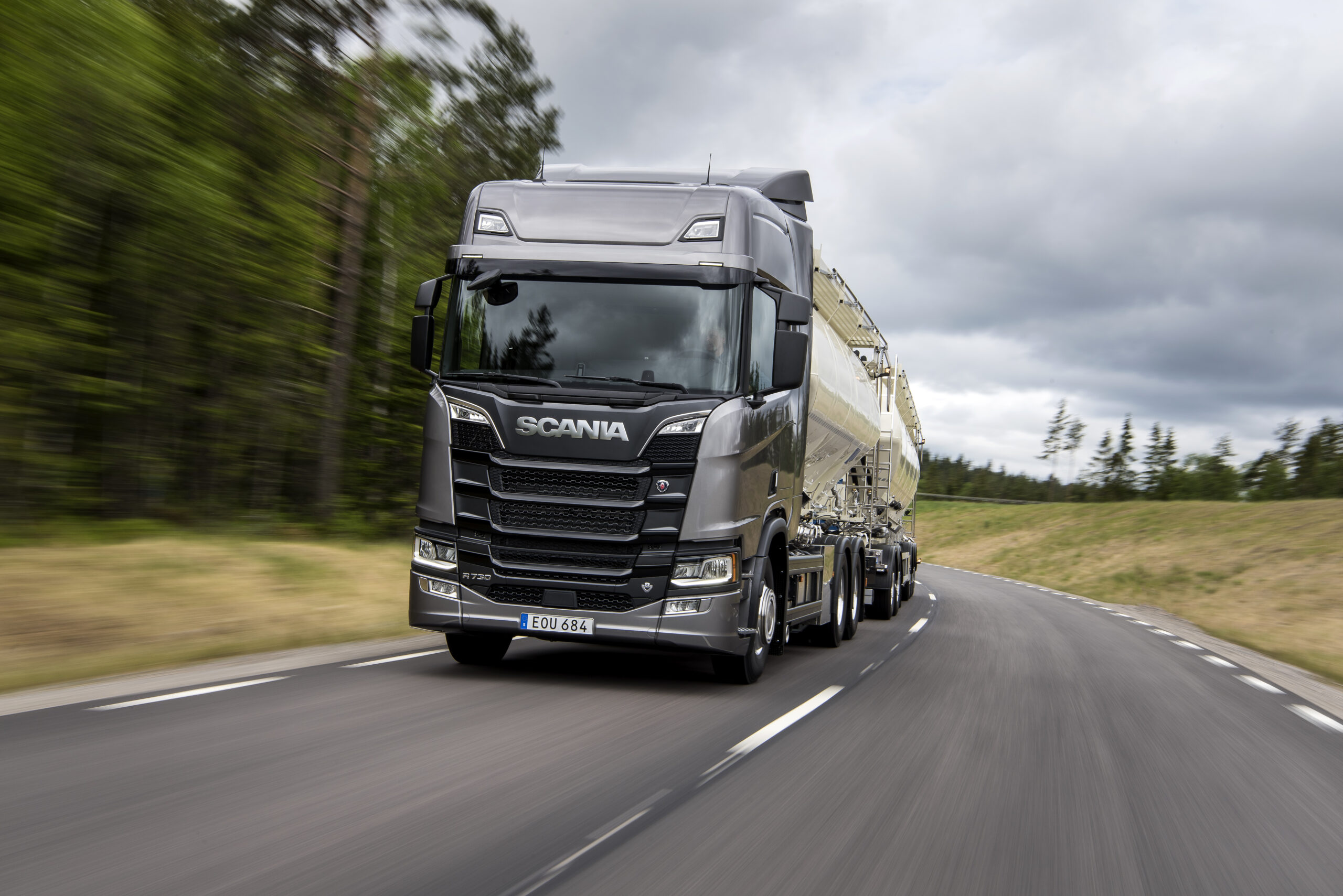 Scania R 730 6x2 bulk with drawbar trailer Borås, Sweden Photo: Dan Boman 2016