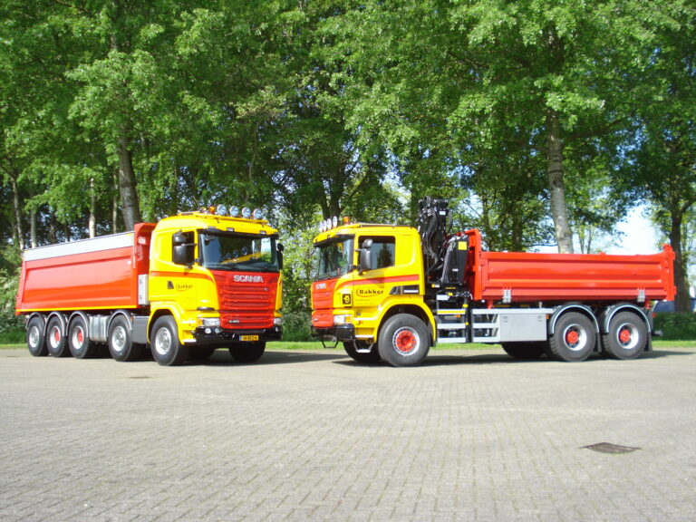 Scania kipper voor Bakker Reduzum