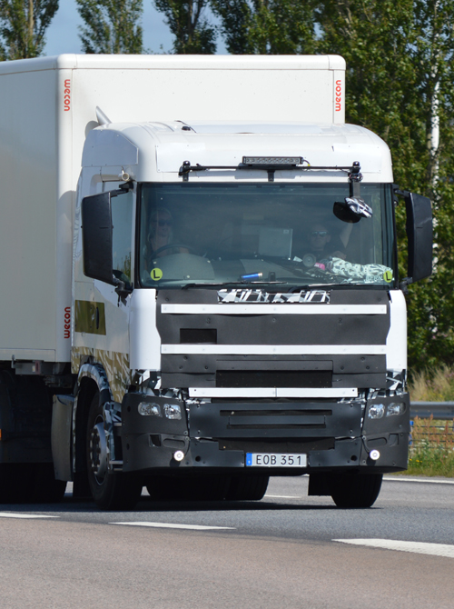 Camouflage-Scania's opnieuw gespot