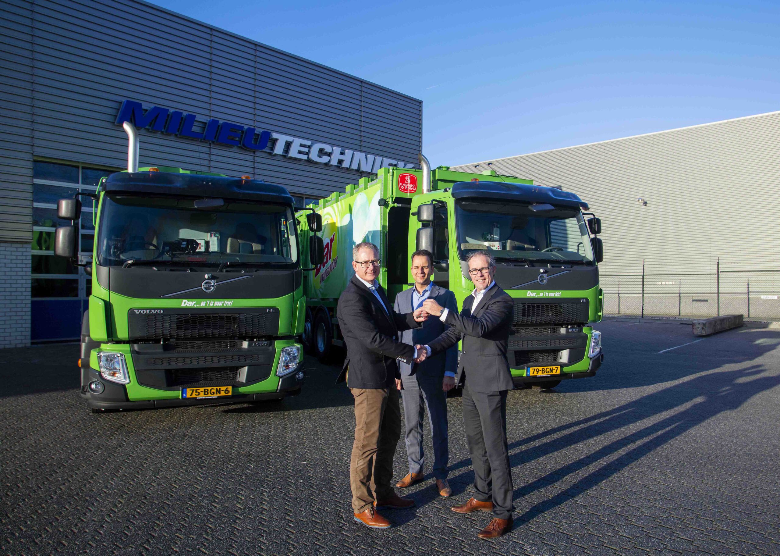 Volvo FE CNG vuilniswagens voor Dar