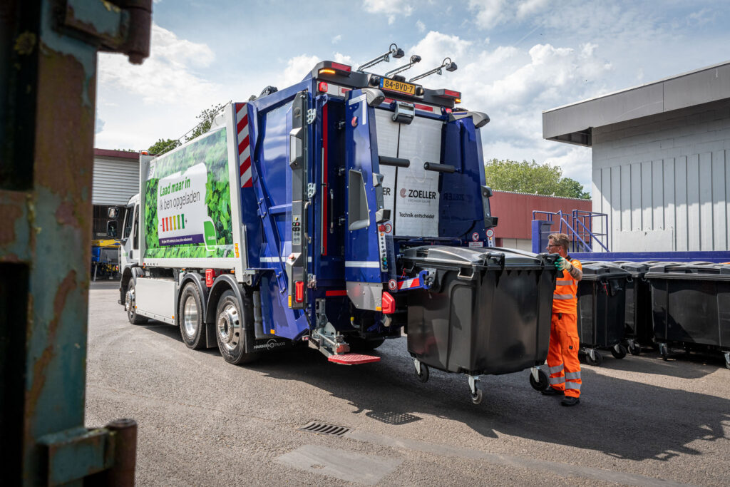 elektrische vuilniswagen