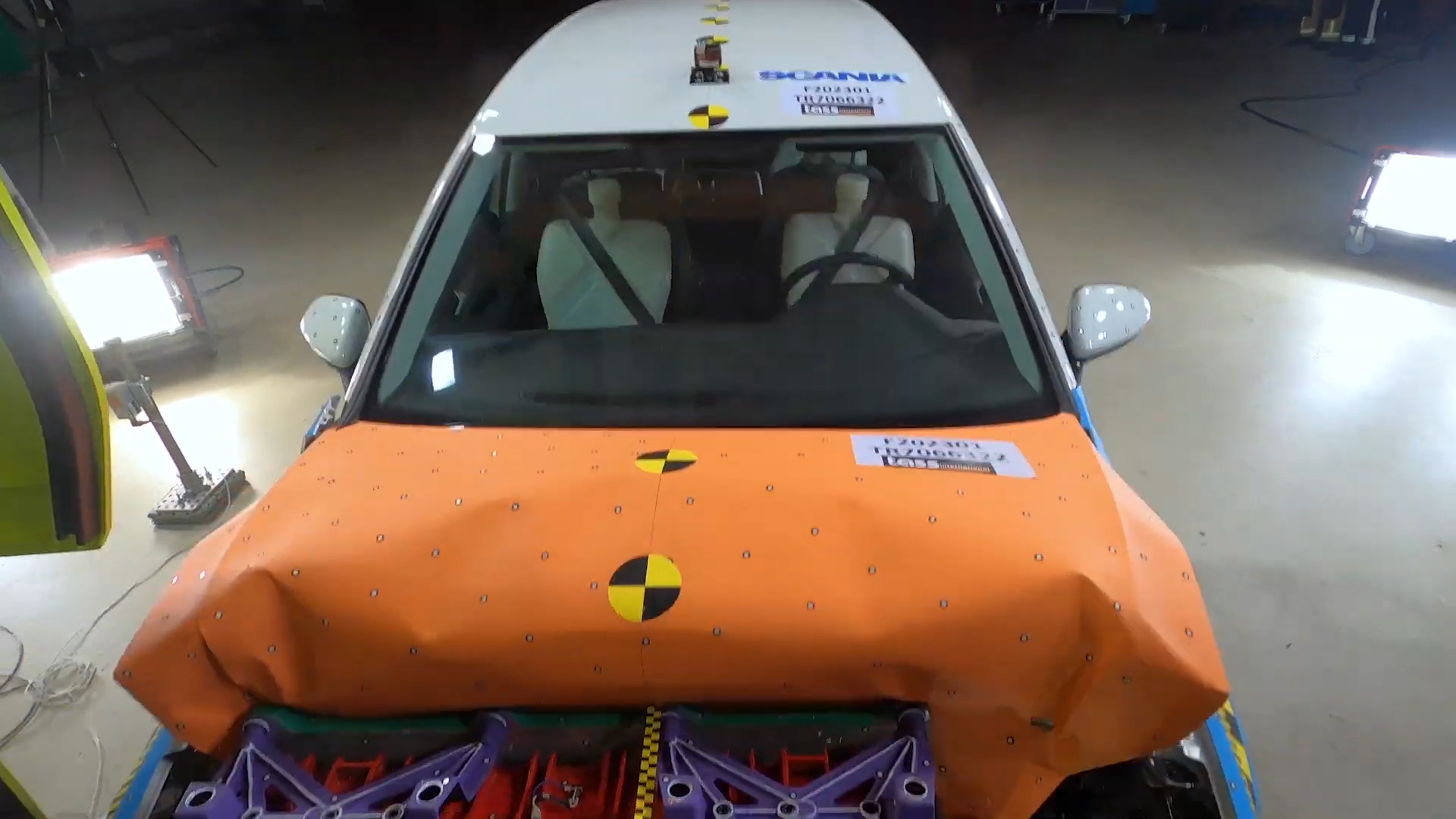 crashtest elektrische truck